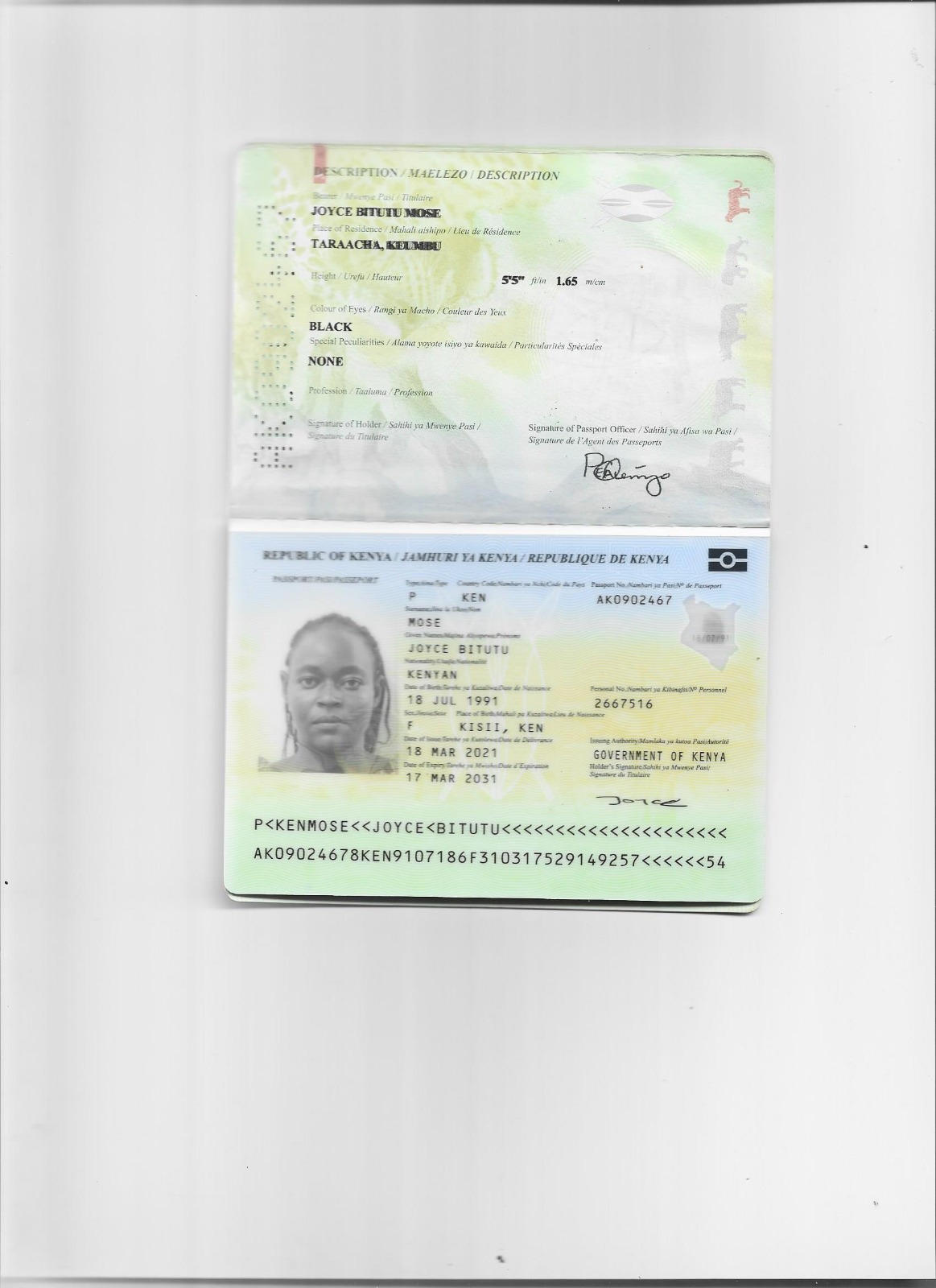 JOYCE BITUTU MOSE